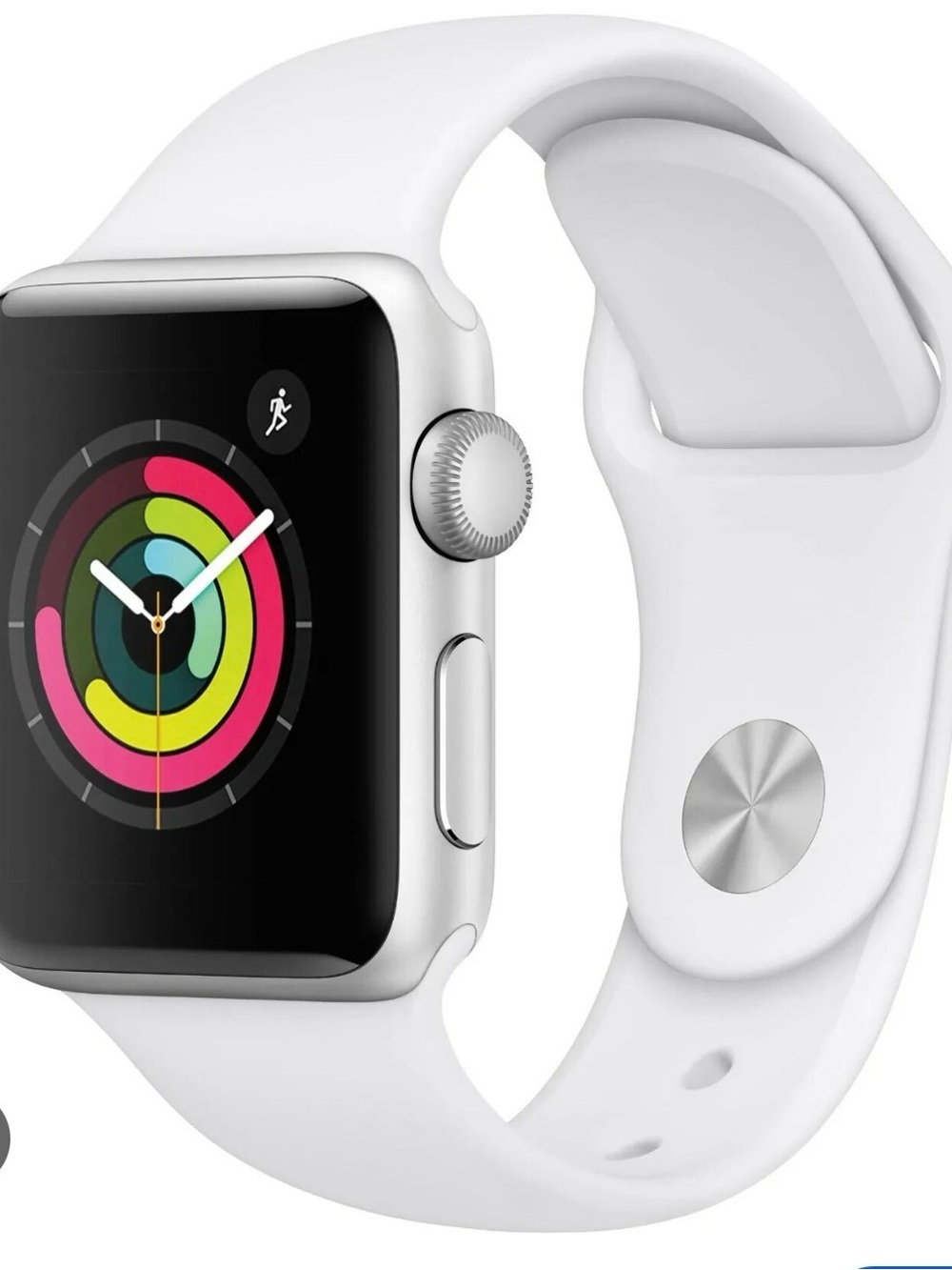 Apple Watch with Pink Sport Band
